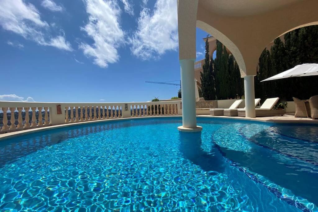 Meerblick Villa "Buena Vista" In Santa Ponsa, Mallorca Esterno foto